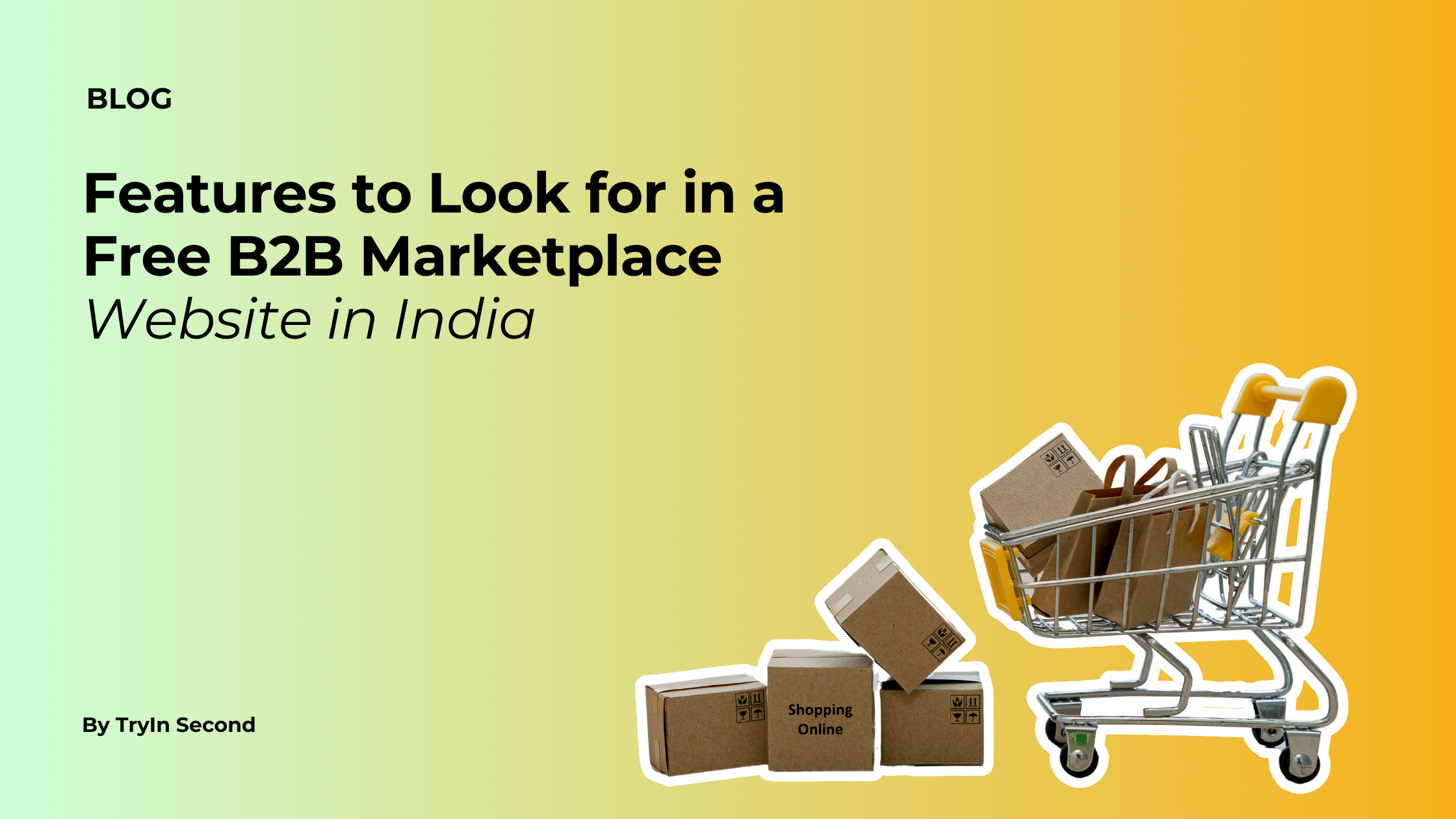 Free B2B Marketplace Website in India